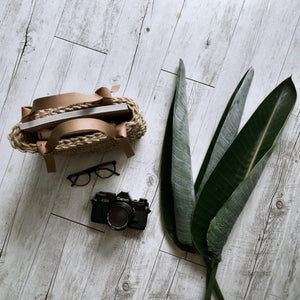 Handmade Natural Fibre Vegan Minimalist Carry Bag VI - A Bohemia Life