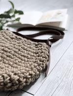 Load image into Gallery viewer, Handmade Natural Fibre Vegan Minimalist Crossbody Handbag - A Bohemia Life
